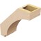 Ekena Millwork 5-inch W x 14-inch D x 14-inch H Imperial Rough Cedar Woodgrain TimberThane Knee Brace, Primed BRCUR05X14X14IMPRCPR - alternate 2
